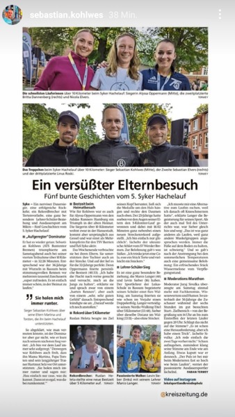 Bericht Sebastian Kohlwes