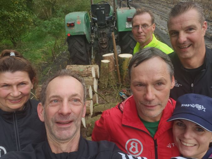 Holzbeladung fertig